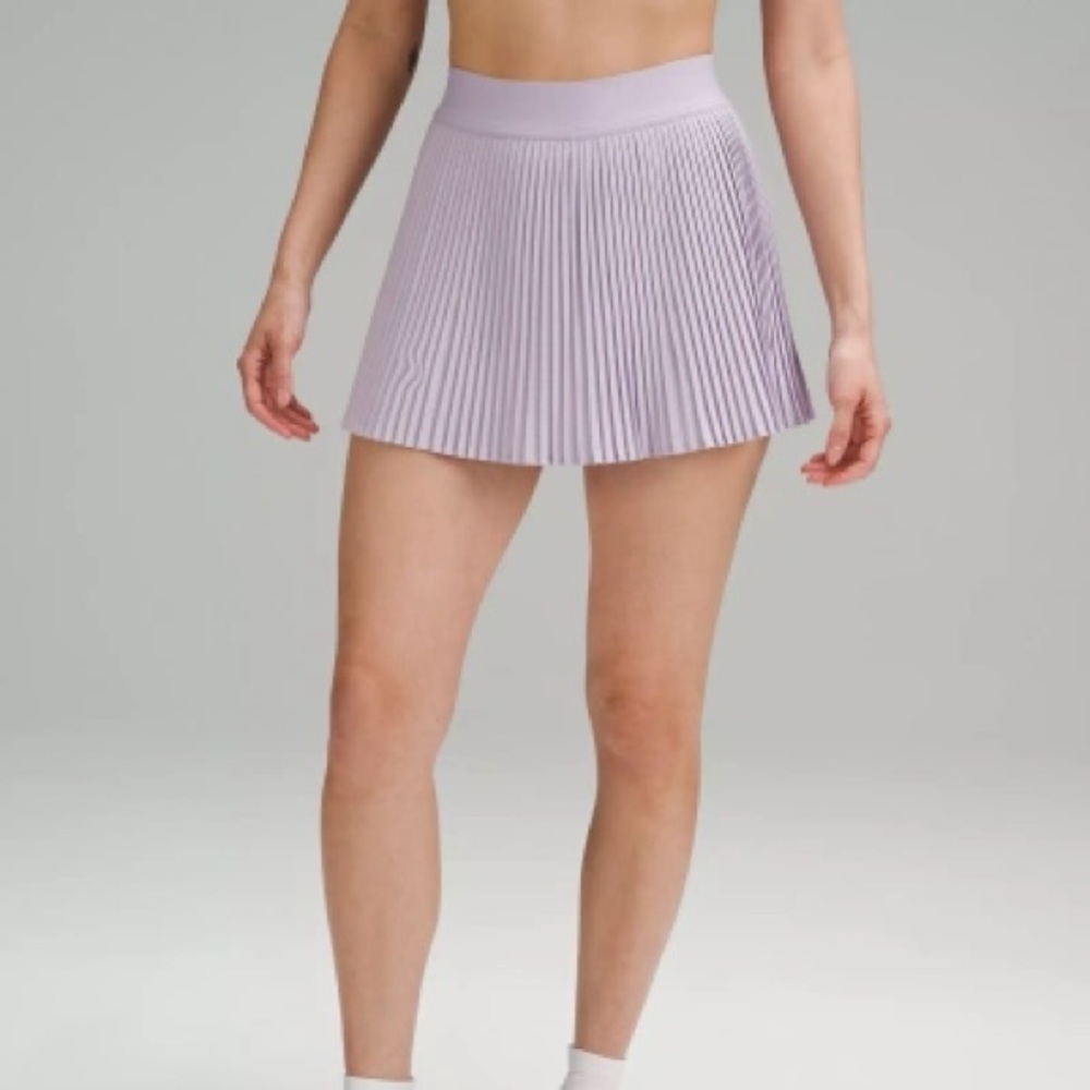 Varsity High-Rise Pleated Tennis Skirt